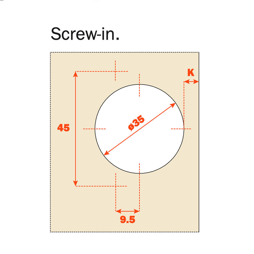 Salice Compact Hinge w/ Soft Close Free Shipping The Door Store